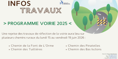 Programme voirie 2025