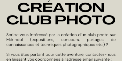 Création d'un club-photo