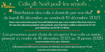 Distribution colis de Noël Distribution colis de Noël