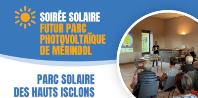 Soirée solaire futur parc photovoltaïque de Mérindol Soirée solaire futur parc photovoltaïque de Mérindol