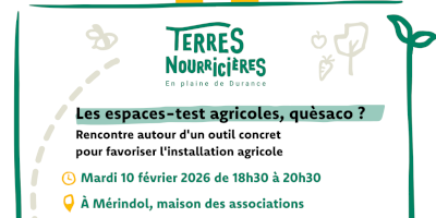 RÉUNION PUBLIQUE - PROJET TERRES NOURRICIÈRES 
