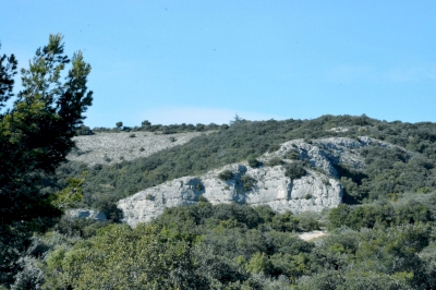 Roches apparentes autour de Mérindol